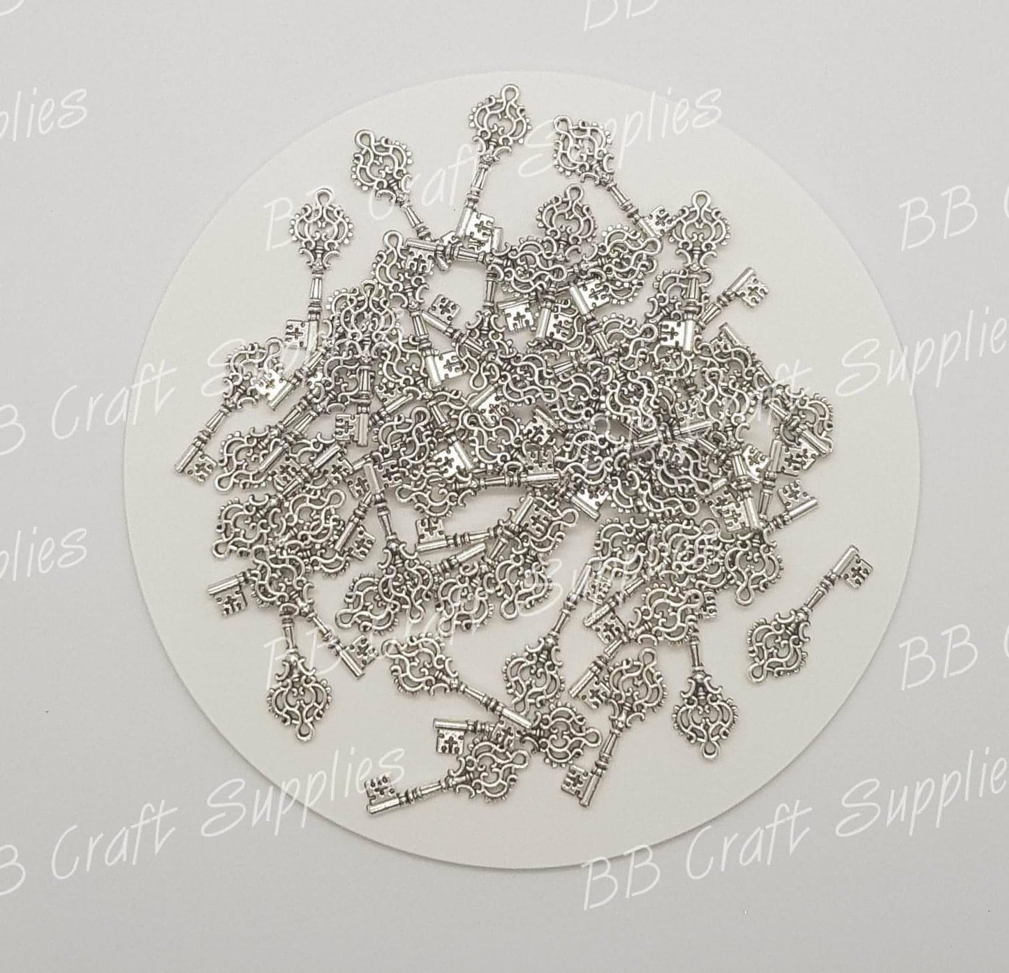 Mini key's - Embellishment - Alice in wonderland, Embelishment, embellishment, key - Bare Butler Faux Leather Supplies