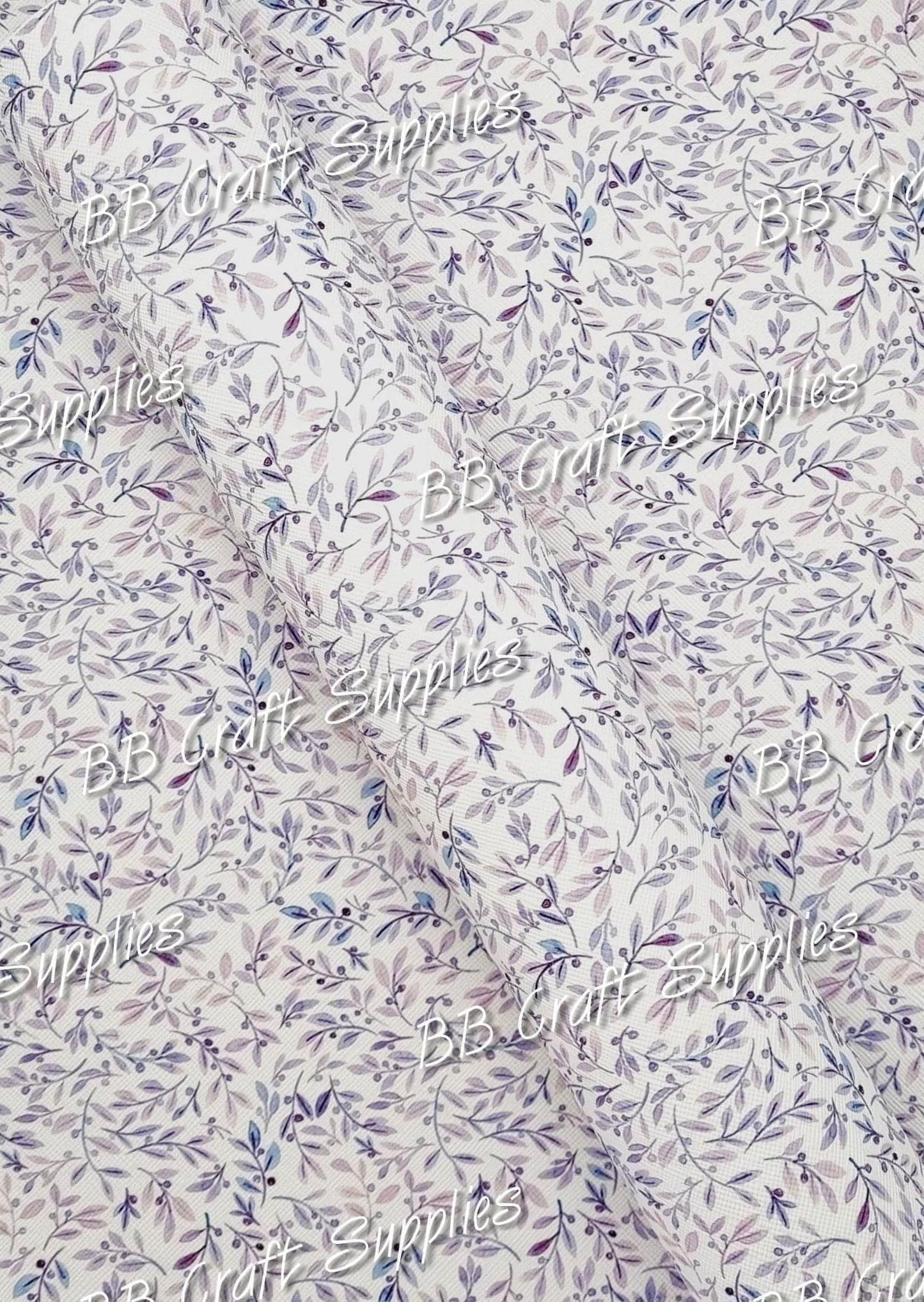 Morning Glory Faux Leather - Faux, Faux Leather, floral, flowers, Leather, leatherette, Morning Glory. - Bare Butler Faux Leather Supplies