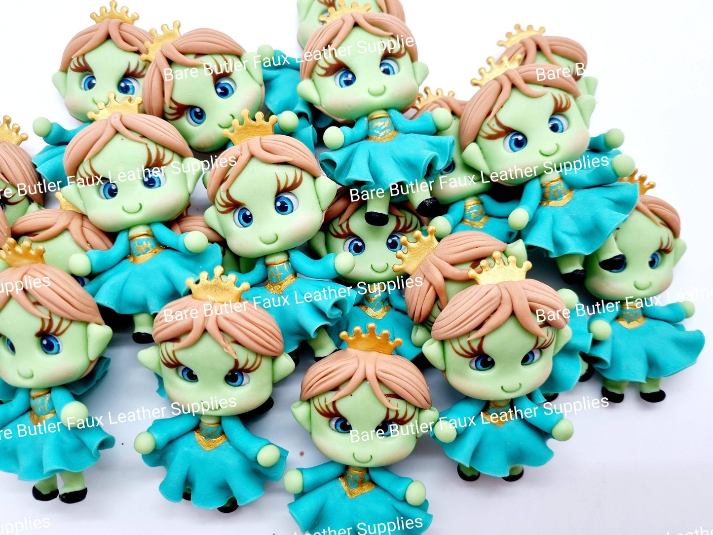 Ogre Princess - Beauty, Clay, Clays, shrek - Bare Butler Faux Leather Supplies