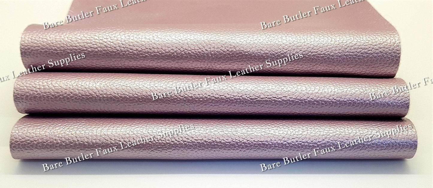 Pearl Metallic Lilac - Brass, Faux, leather, metallic, metallic's - Bare Butler Faux Leather Supplies