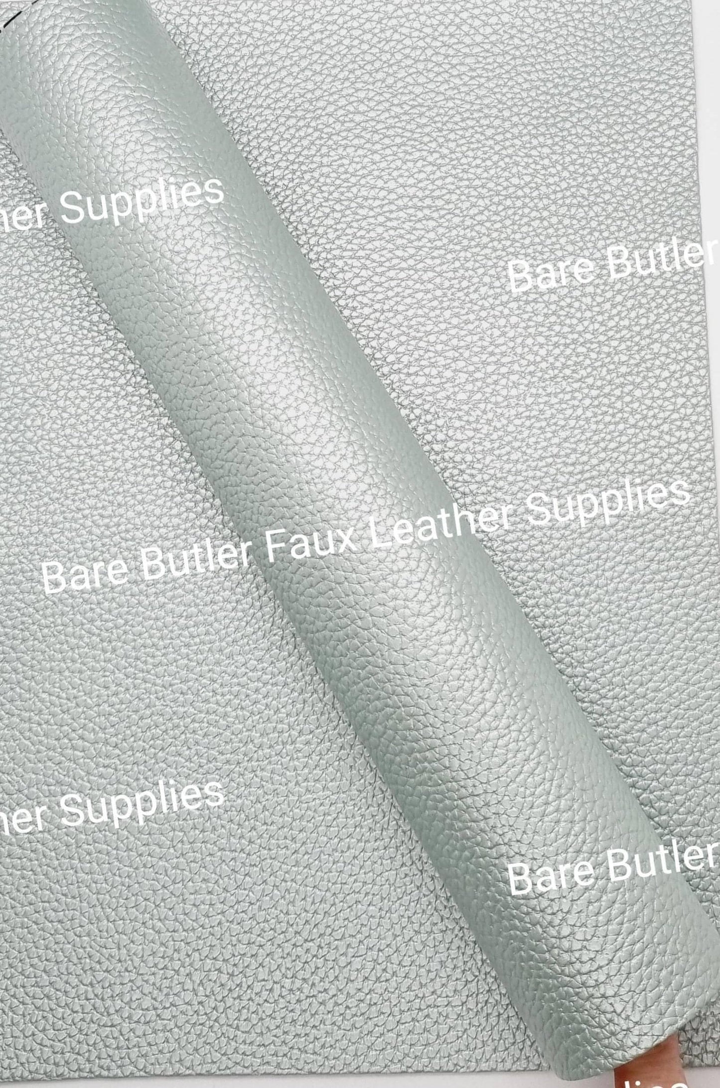 Pearl Metallic Mint - Faux, leather, metallic, metallic's, Pearl - Bare Butler Faux Leather Supplies
