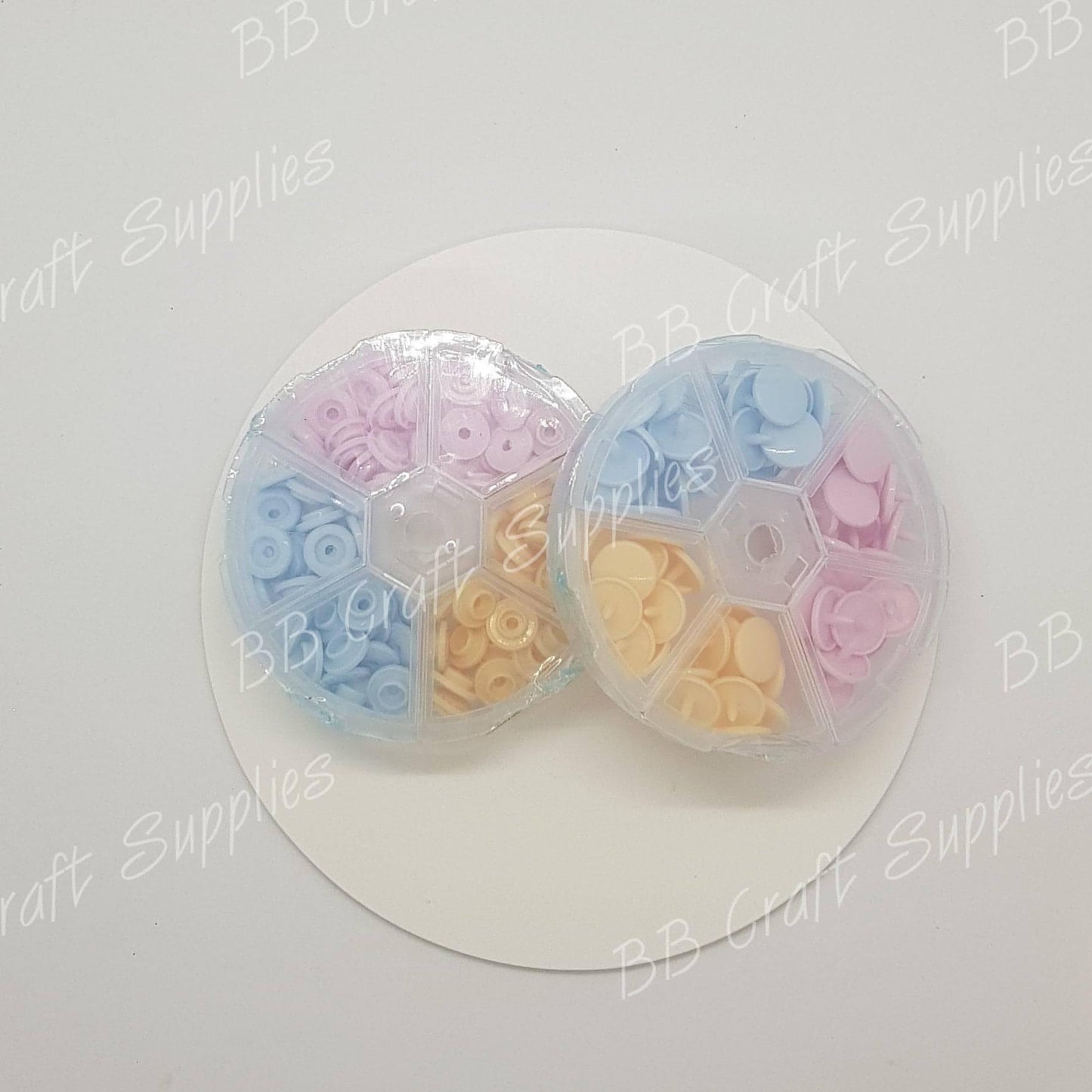 Plastic Snaps 45 piece set - Accessorie, Accessories, button, clips, Snap - Bare Butler Faux Leather Supplies