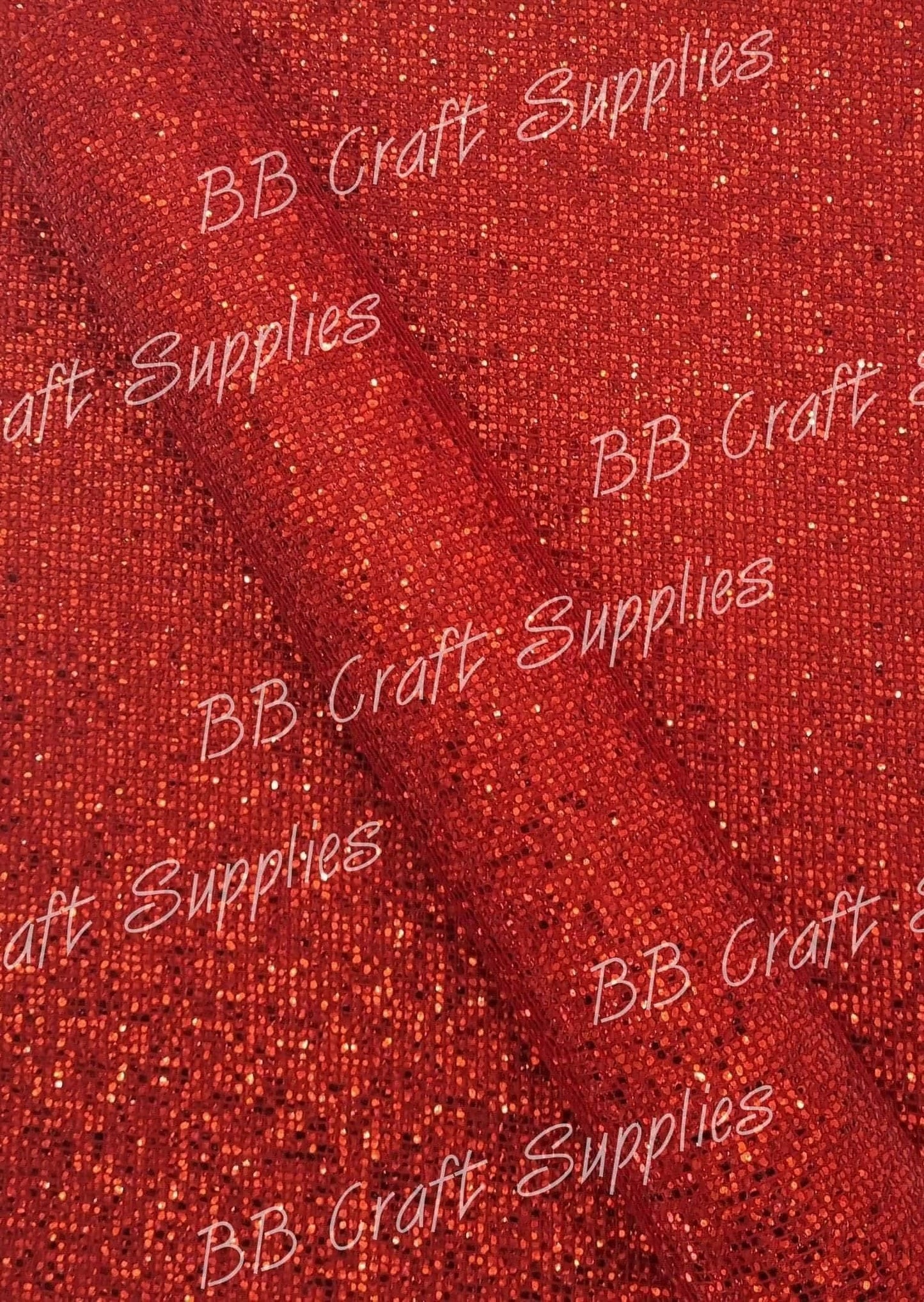 Red Diamond Metallic Mesh - Diamond, Faux, Faux Leather, Leather, leatherette, Mesh, metallic, red, shimmer, shine, Whats new - Bare Butler Faux Leather Supplies