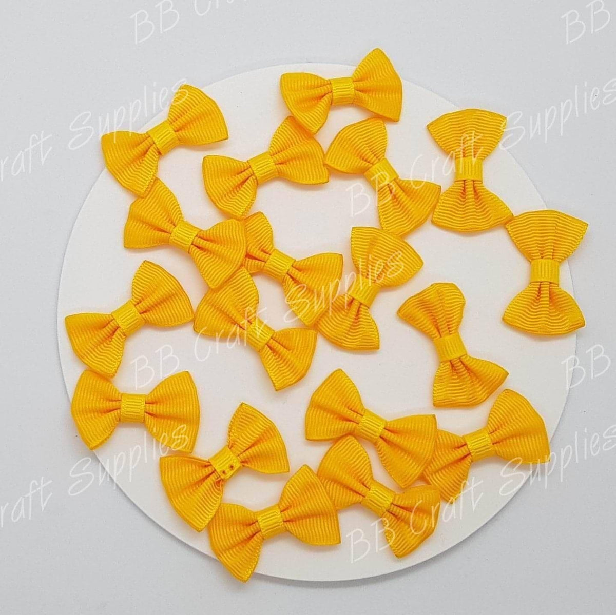 Ribbon Bows - Accessorie, Accessories, Bow, mini, Pre made, Ribbon, Whats new - Bare Butler Faux Leather Supplies