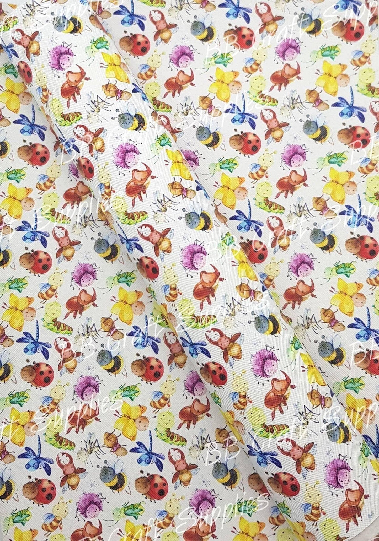 Roll - Bug's Life - Bugs, Faux, Faux Leather, Leather, leatherette - Bare Butler Faux Leather Supplies