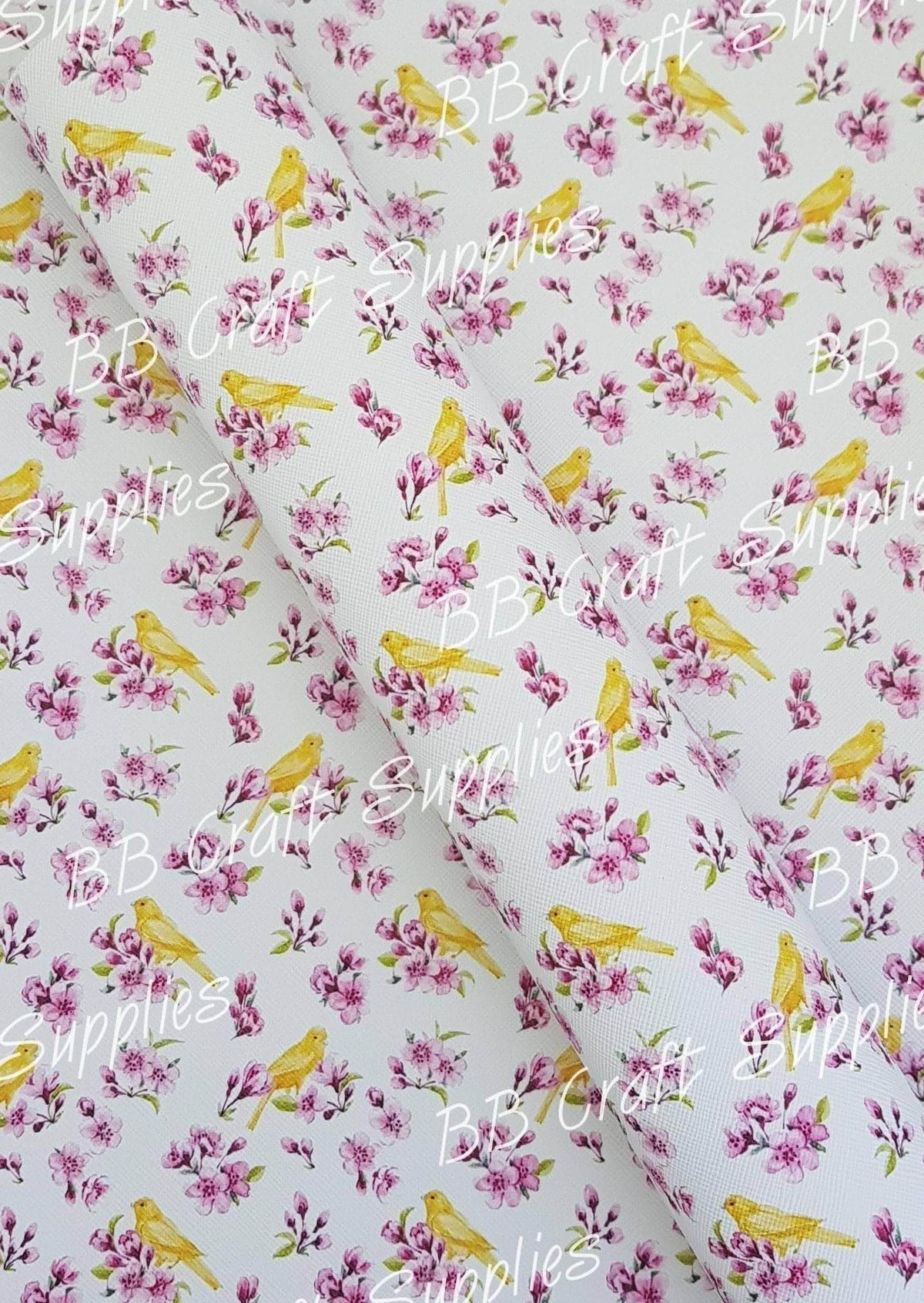 Roll - Canary Yellow - Canary Yellow, Faux, Faux Leather, Roll - Bare Butler Faux Leather Supplies