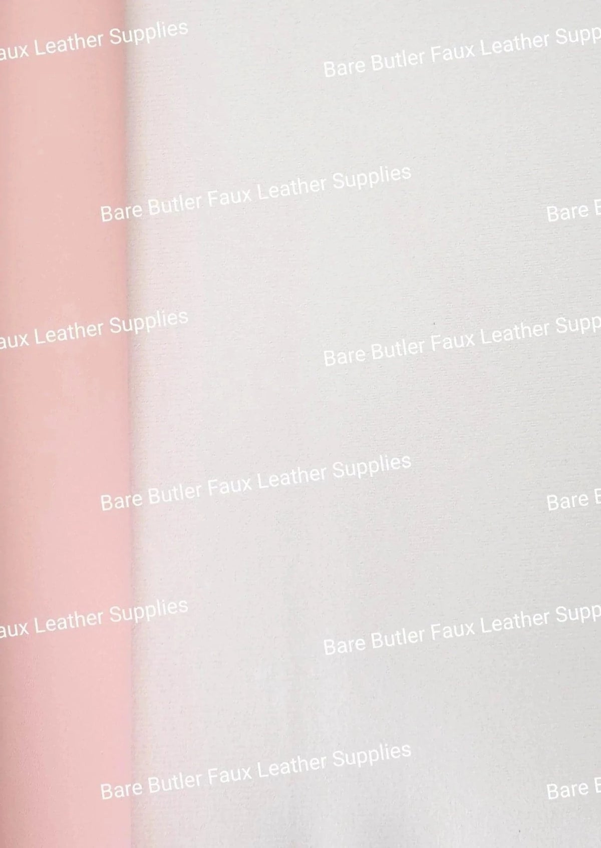 Roll - Pastels Baby Pink - butter, Faux, Faux Leather, pastel, pastels, Roll, soft - Bare Butler Faux Leather Supplies