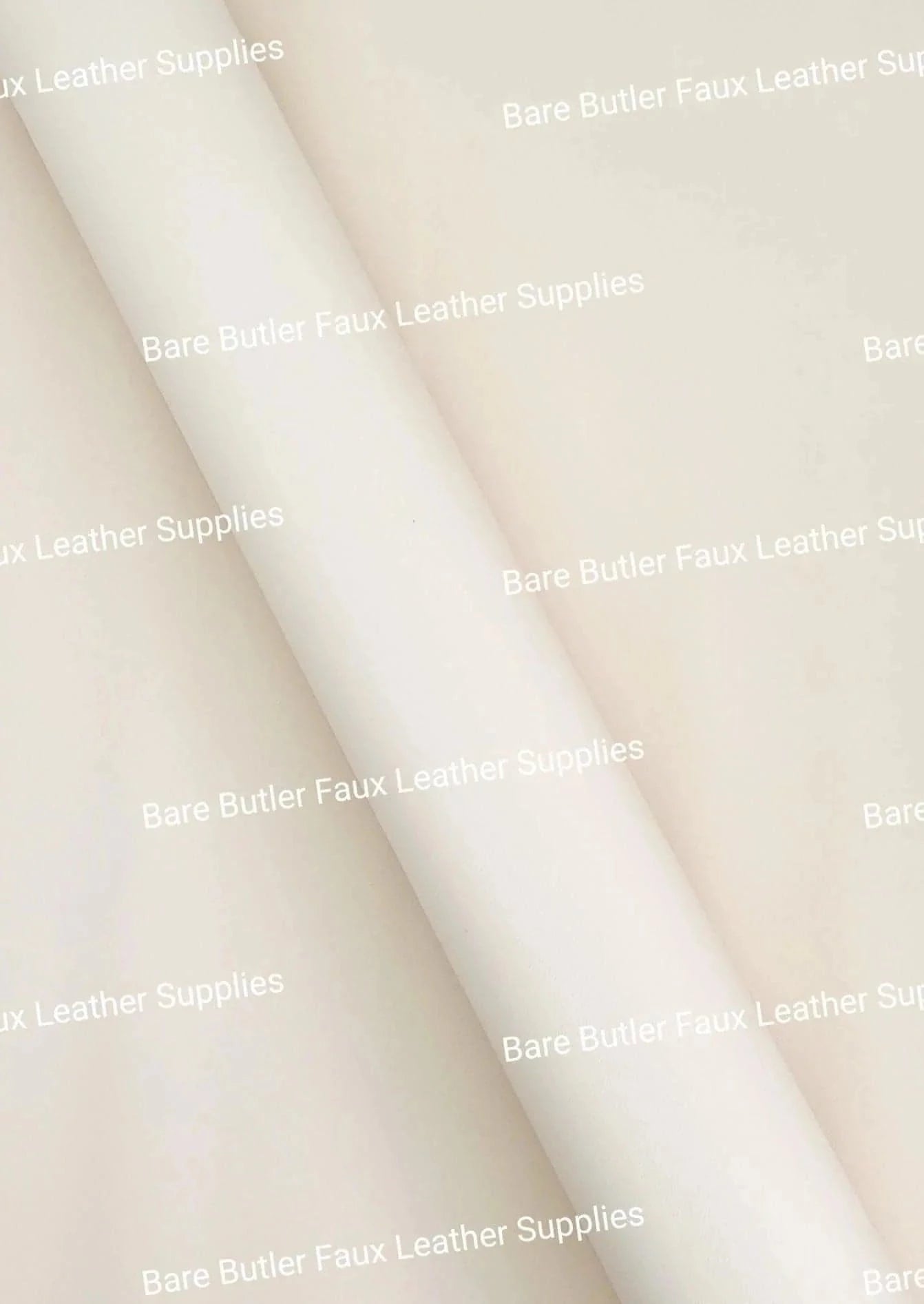 Roll - Pastels Cream - butter, Faux, Faux Leather, pastel, pastels, Roll, soft - Bare Butler Faux Leather Supplies