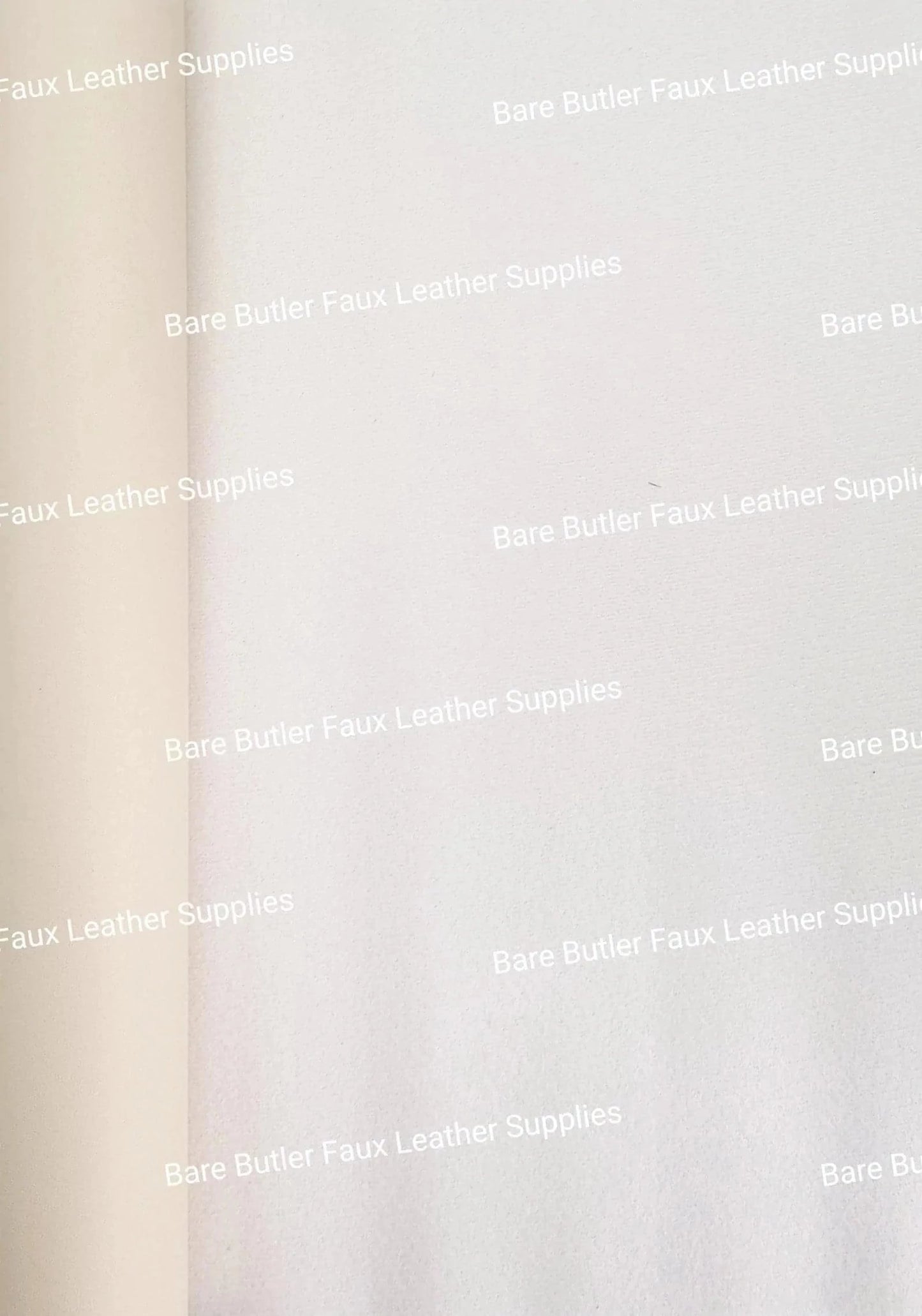Roll - Pastels Cream - butter, Faux, Faux Leather, pastel, pastels, Roll, soft - Bare Butler Faux Leather Supplies