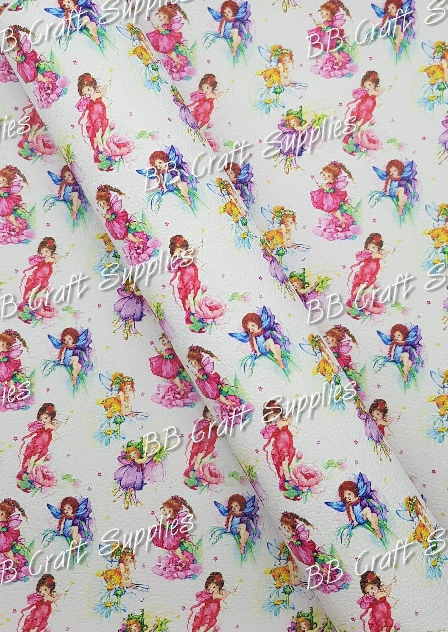 Secret Garden Litchi - fairies, fairy, Faux, Faux Leather, garden, Leather, leatherette, Litchi, secret - Bare Butler Faux Leather Supplies