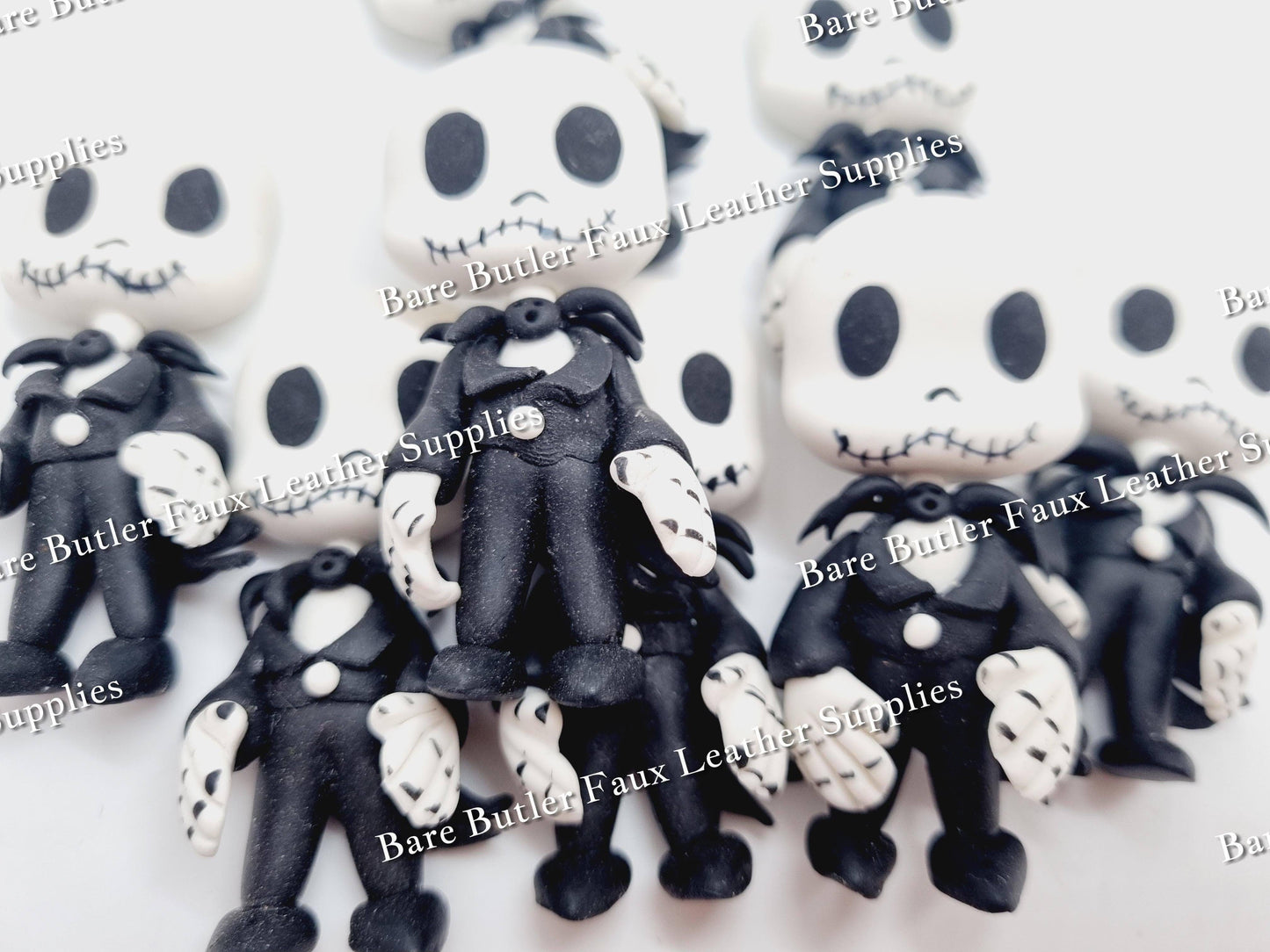 Skeleton - Clay, Clays, jack - Bare Butler Faux Leather Supplies