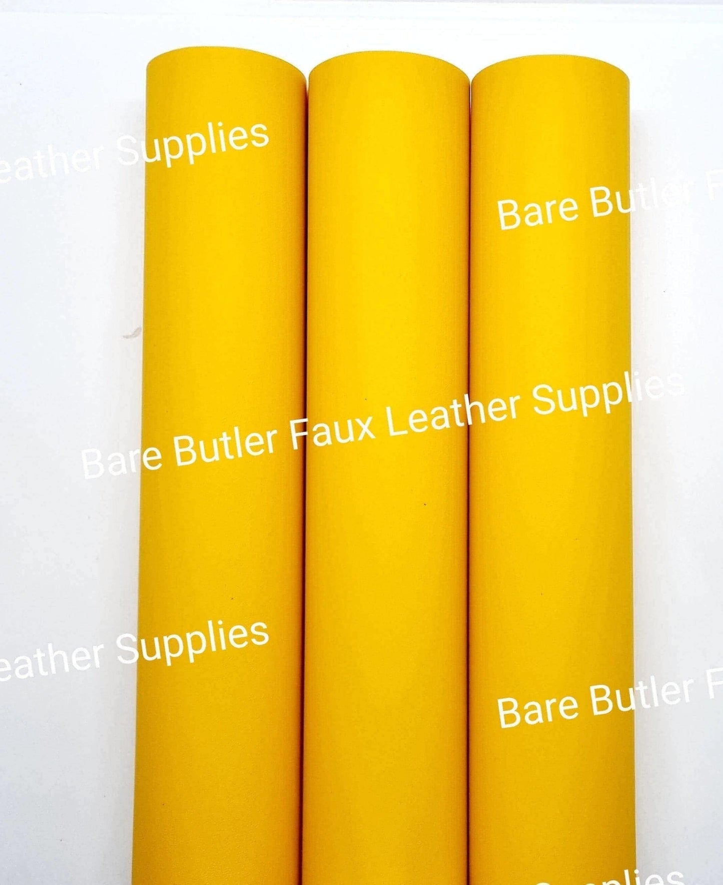 Solid Colour Litchi Roll - Mustard Yellow - Colour, Faux, Faux Leather, Leather, leatherette, Litchi, Solid, Yellow, yellowmustard - Bare Butler Faux Leather Supplies