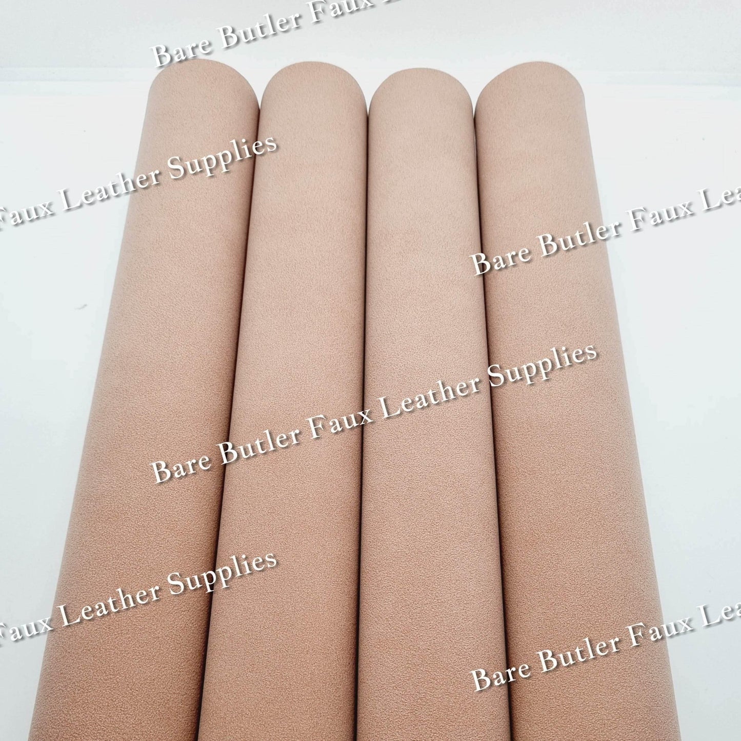 Suede - Pink - Faux, Faux Leather, Suede - Bare Butler Faux Leather Supplies