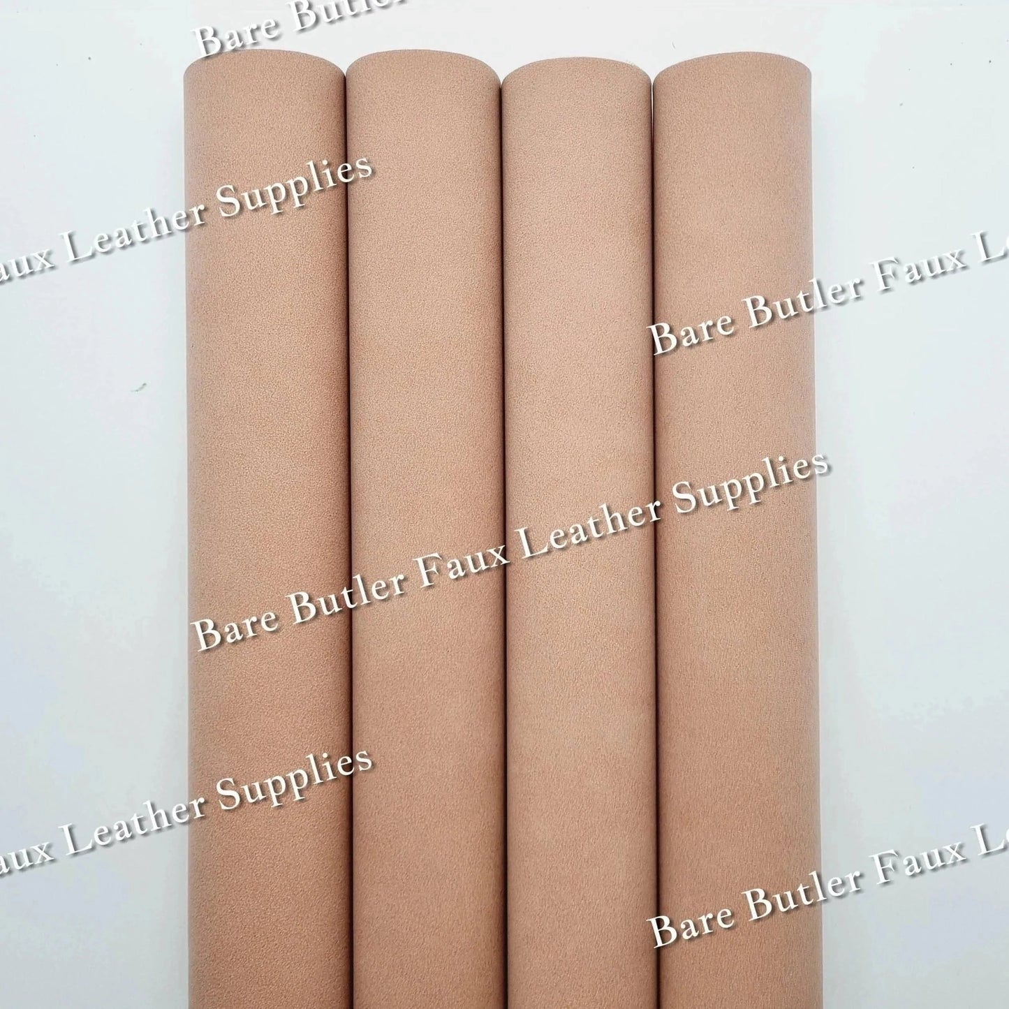 Suede - Pink - Faux, Faux Leather, Suede - Bare Butler Faux Leather Supplies