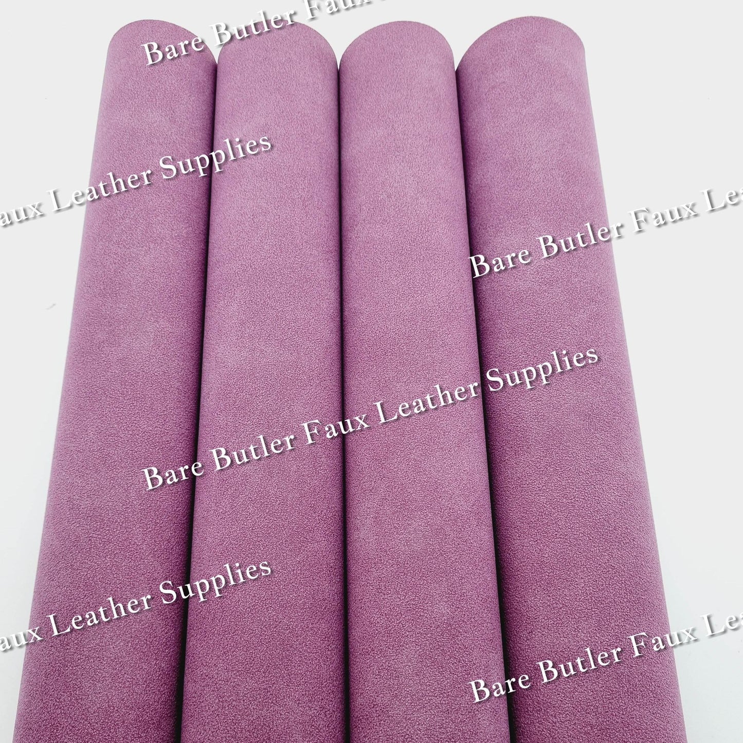 Suede - Purple - Faux, Faux Leather, Suede - Bare Butler Faux Leather Supplies