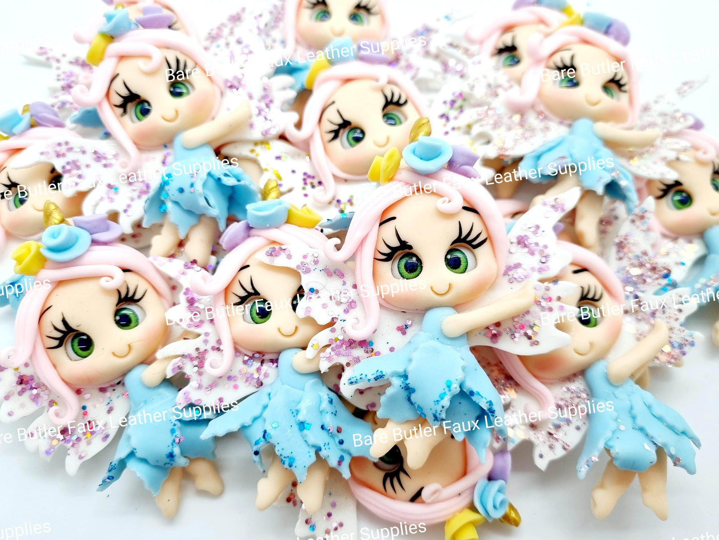 Unicorn Fairy - Clay, Clays, Unicorn - Bare Butler Faux Leather Supplies