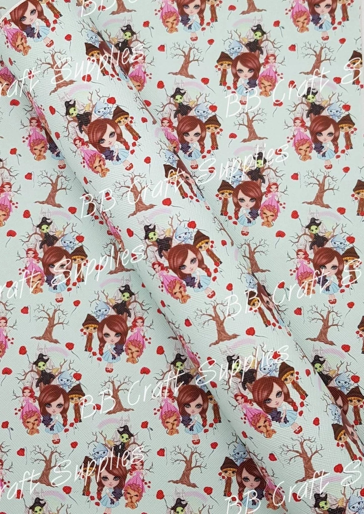 You Always Had The Power Faux Leather - Faux, Faux Leather, Leather, leatherette, ox, wizard, wizard of oz, wizzard of oz - Bare Butler Faux Leather Supplies