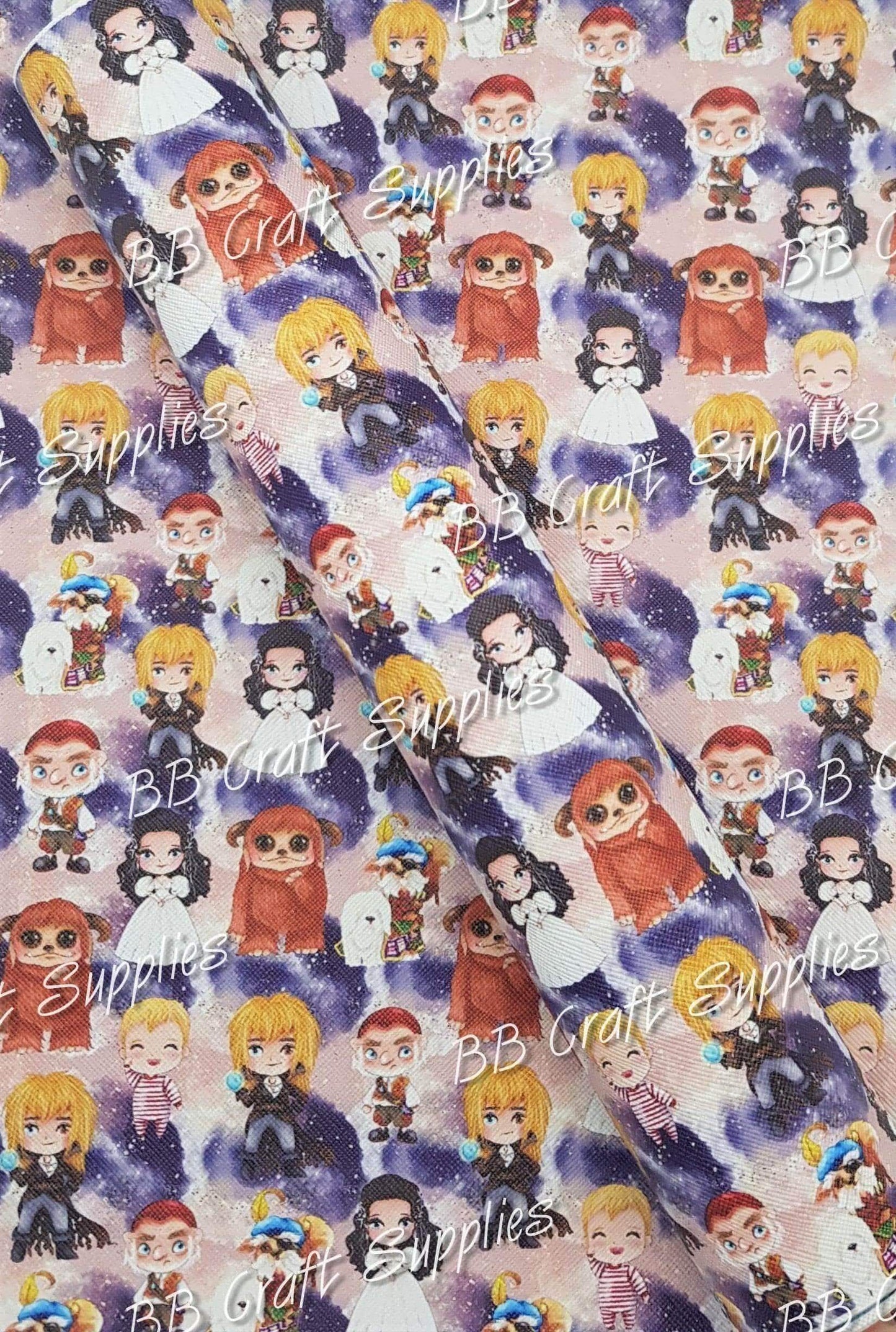 You Have No Power Over Me Faux Leather - Faux, Faux Leather, goblin, labrynth, labyrinth, Leather, leatherette - Bare Butler Faux Leather Supplies