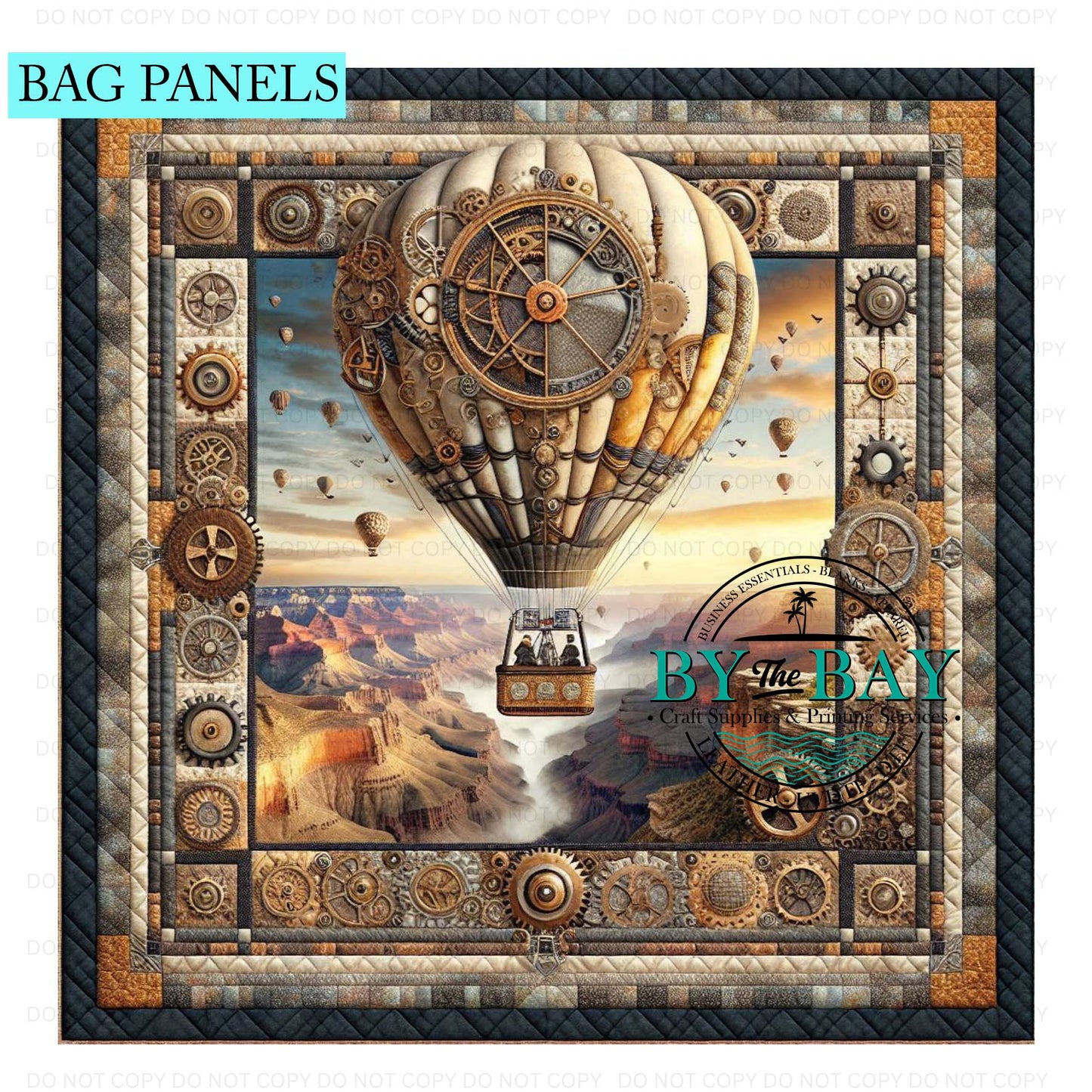 Steampunk Balloon 01 Bag Panel