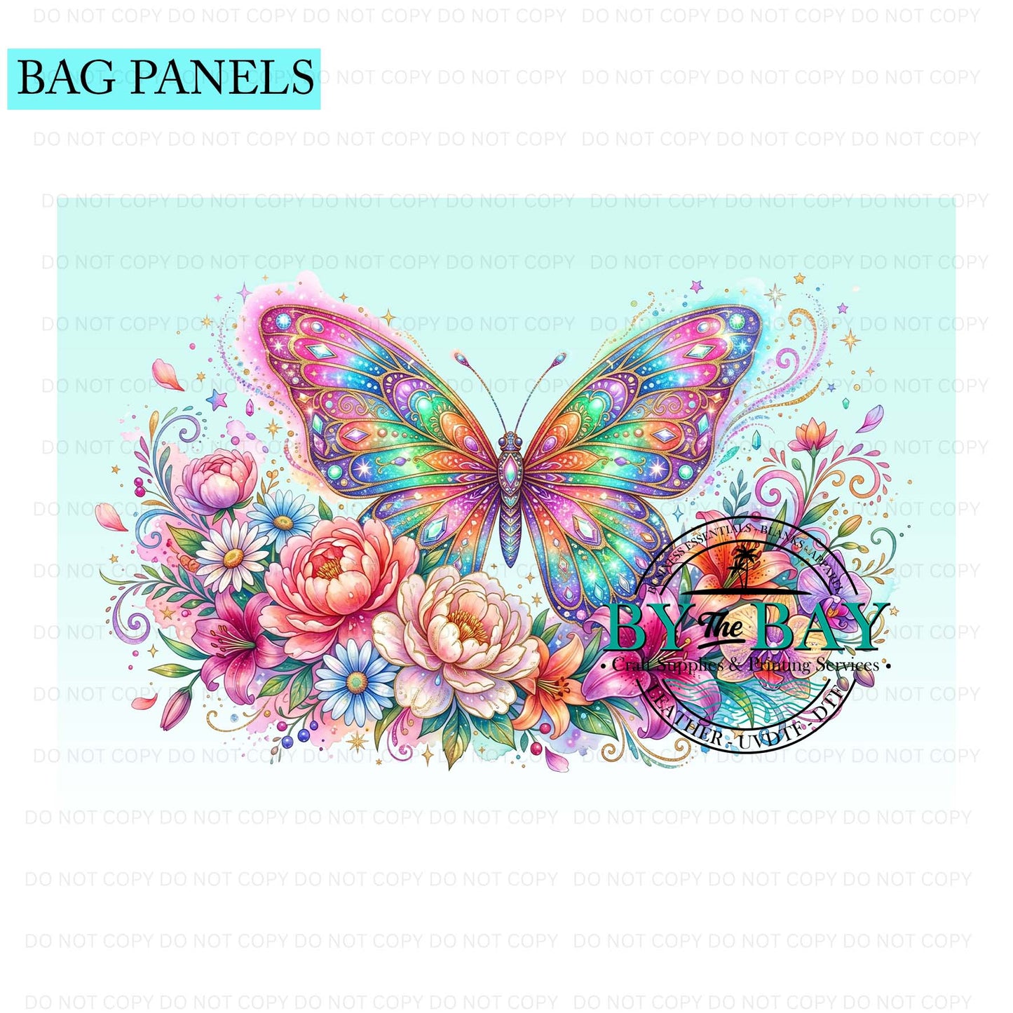 Colourful Butterfly  Panel (Various Sizes)