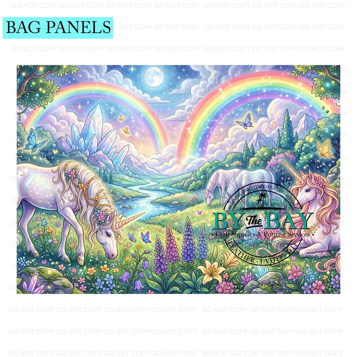 Rainbow Unicorn Panel (Various Sizes)
