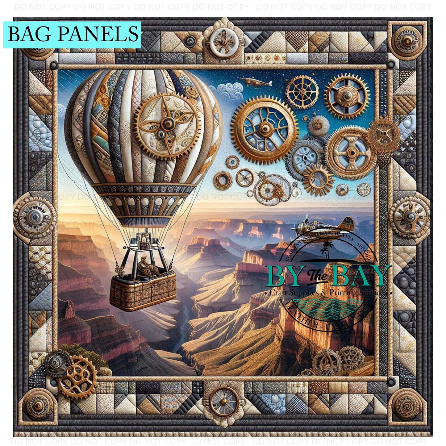 Steampunk Balloon 02 Bag Panel