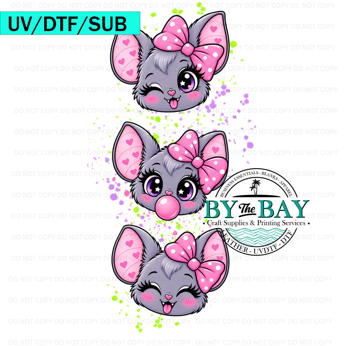 Feeling Batty sleeve  DTF/UVDTF/SUB