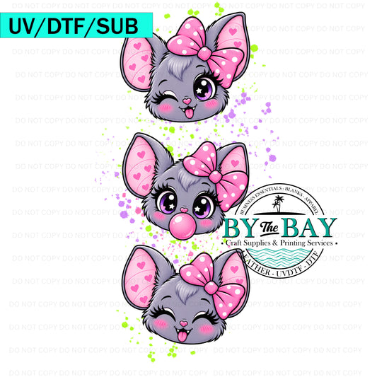 Feeling Batty sleeve  DTF/UVDTF/SUB