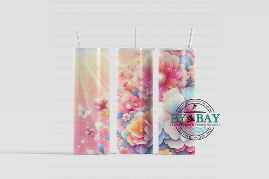 Spring Flowers 20oz Sublimation Print