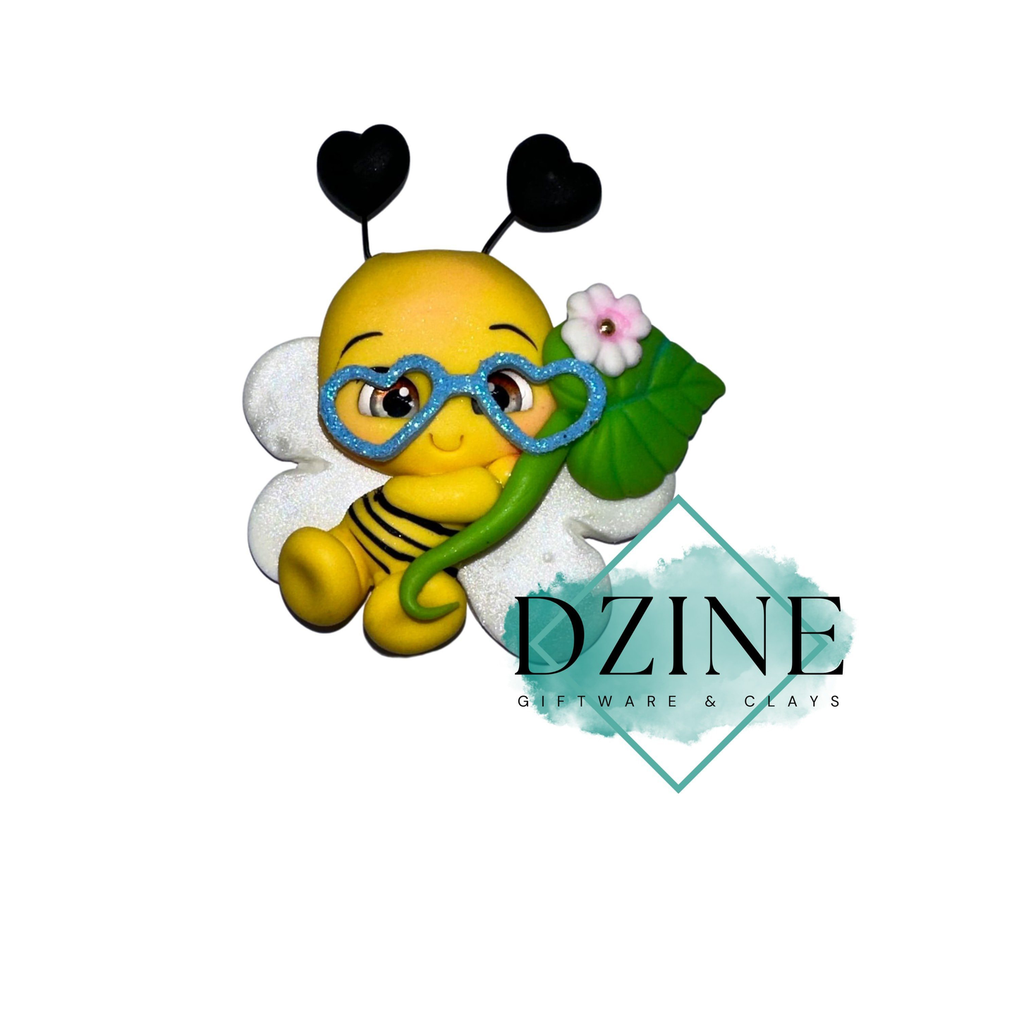 Bumble bee blue glasses
