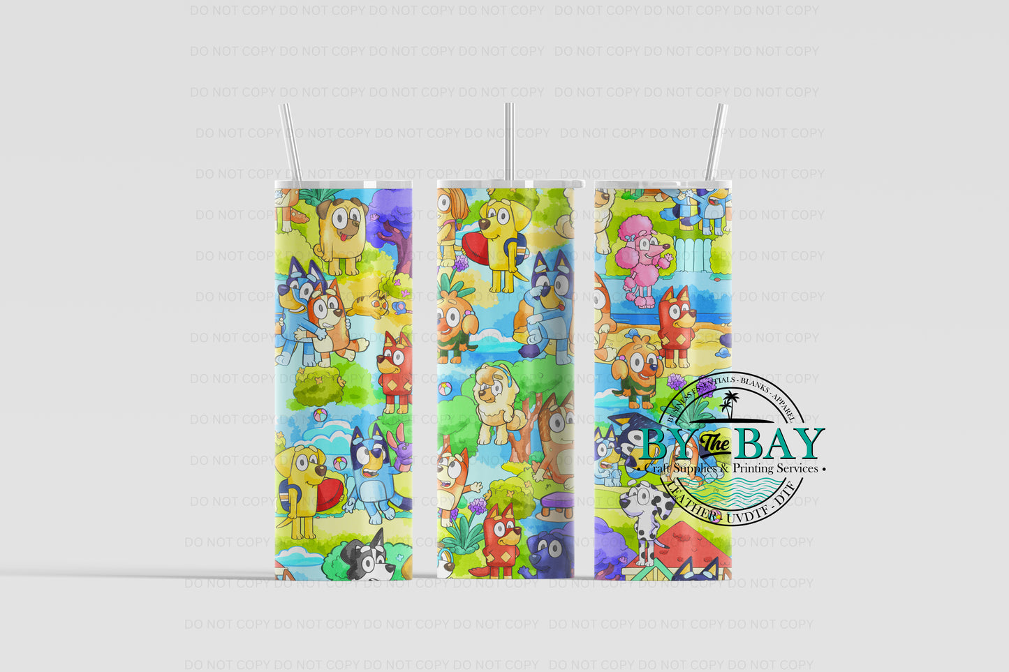 Blue Dog 20oz Sublimation Print