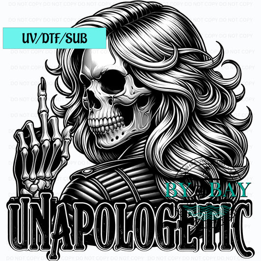 Unapologetic skellie UVDTF/SUB