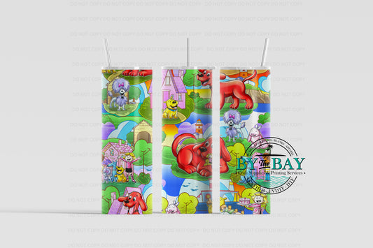 Red Dog 20oz Sublimation Print