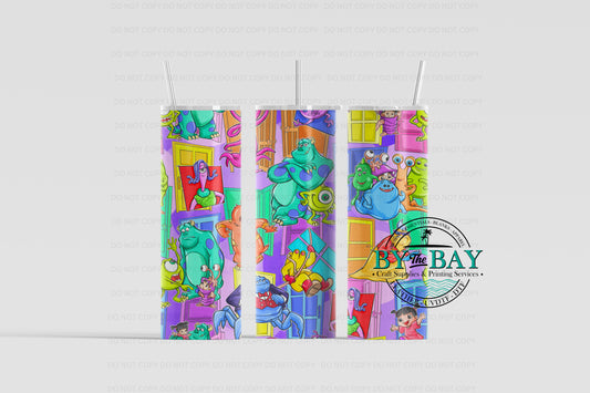 Monsters 20oz Sublimation Print