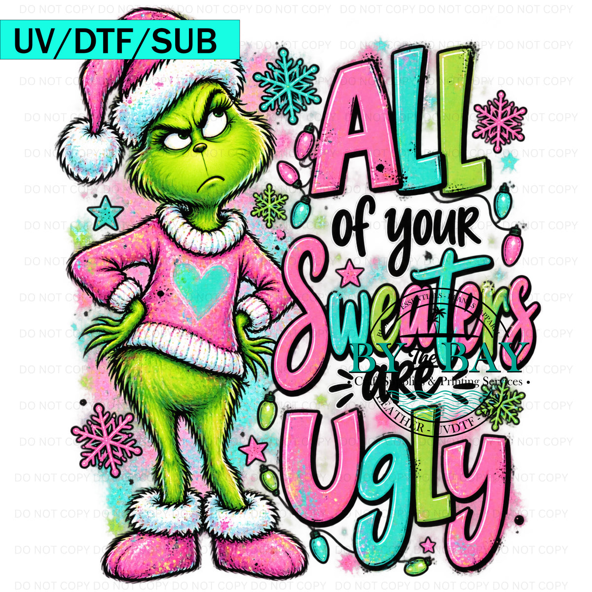All of your sweaters DTF/UVDTF/SUB