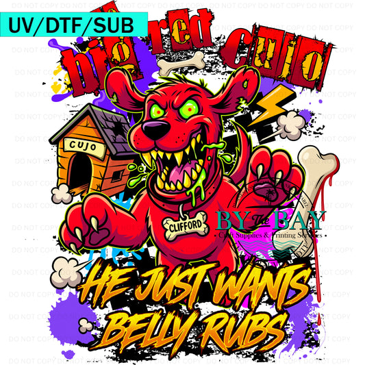 Big Red UVDTF/DTF/SUB