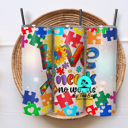 Autism Awareness (Variety) 20oz Tumbler SUB PRINT