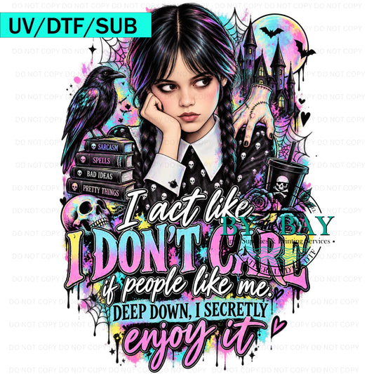 I don't care DTF/UVDTF/SUB