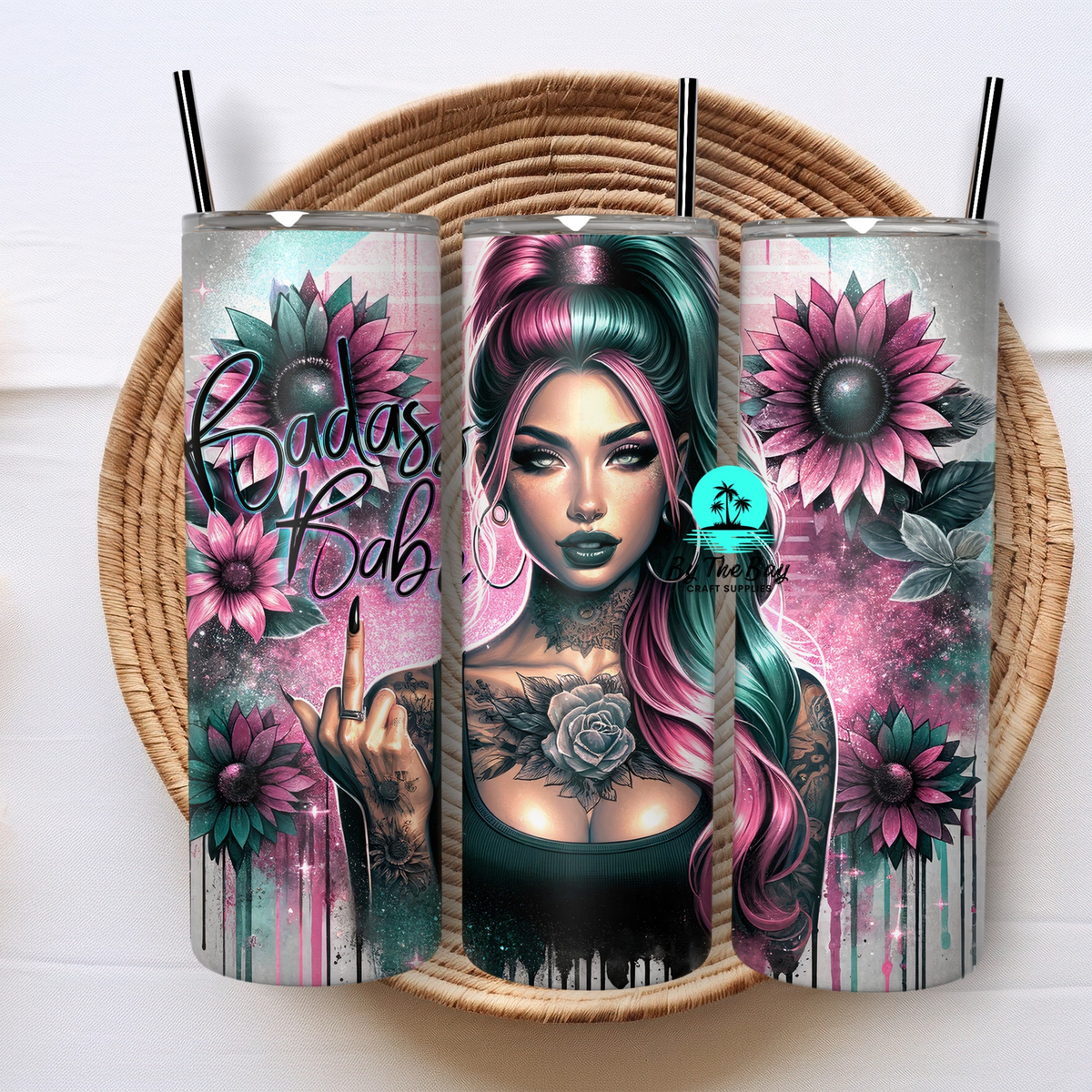 Badass Babe 20oz Tumbler SUB PRINT