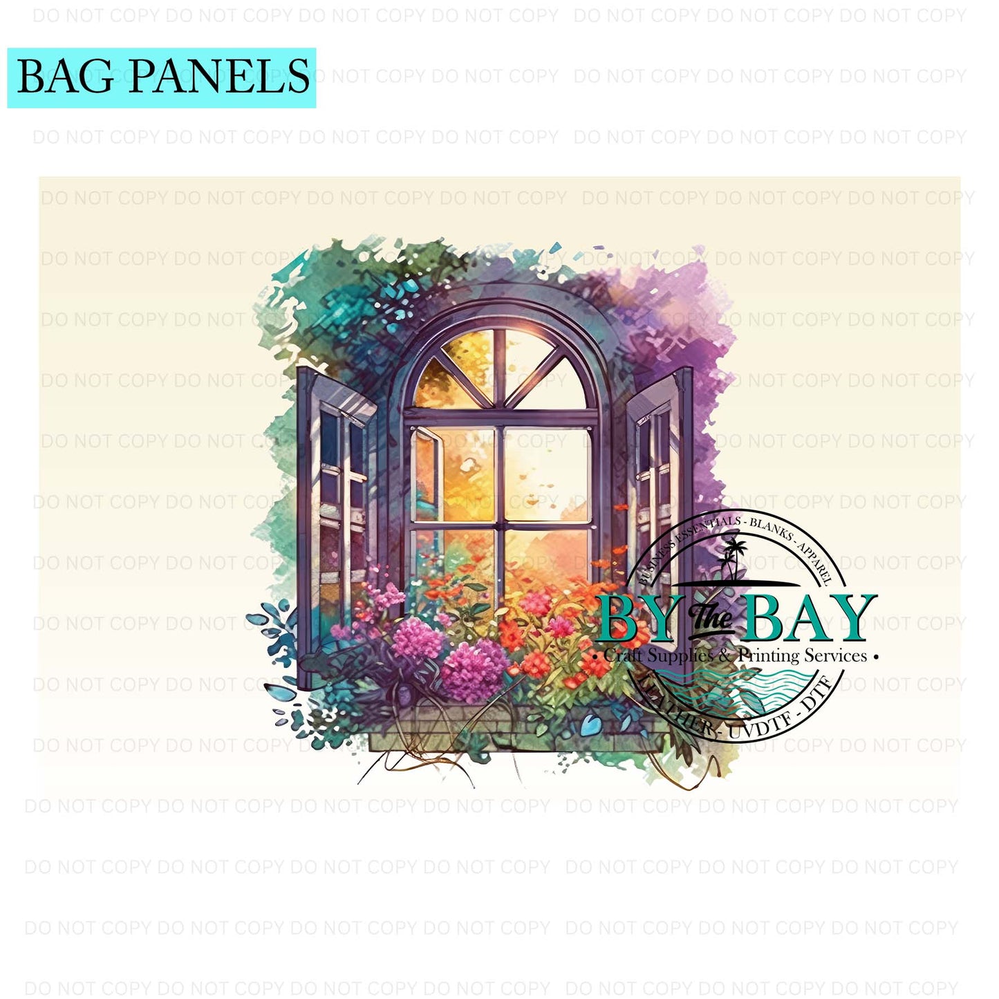 Cottage Window Bag Panel (Various Sizes)
