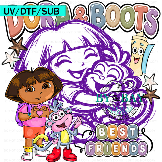 D & B Best Friends UVDTF/DTF/SUB