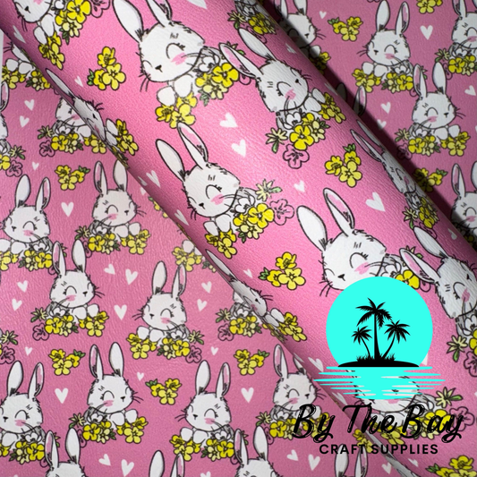 Yellow flower bunny
