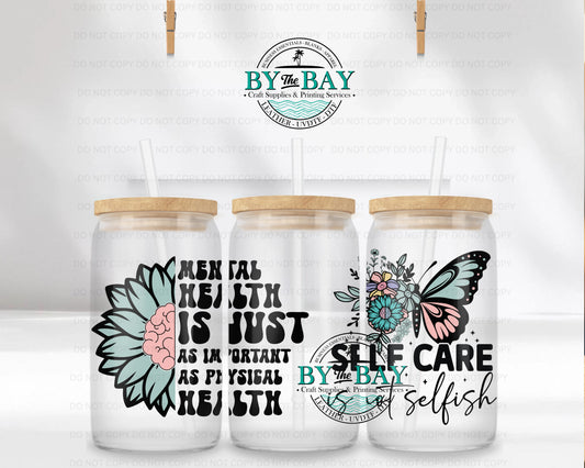 Self care 16oz UVDTF Wrap