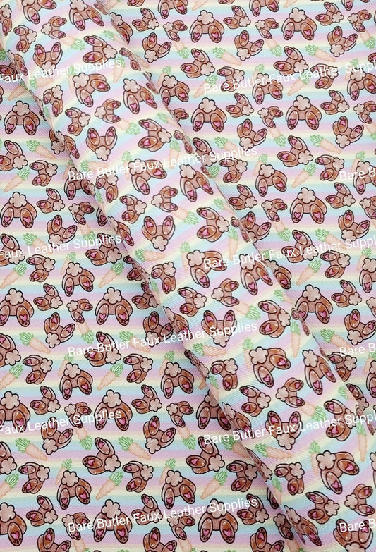 Roll - Bunny Bums Faux Leather - Bare Butler Faux Leather Supplies 