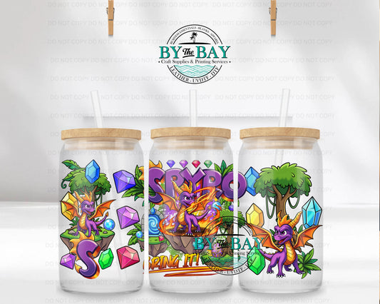 Gamer Dragon 16oz UVDTF Wrap