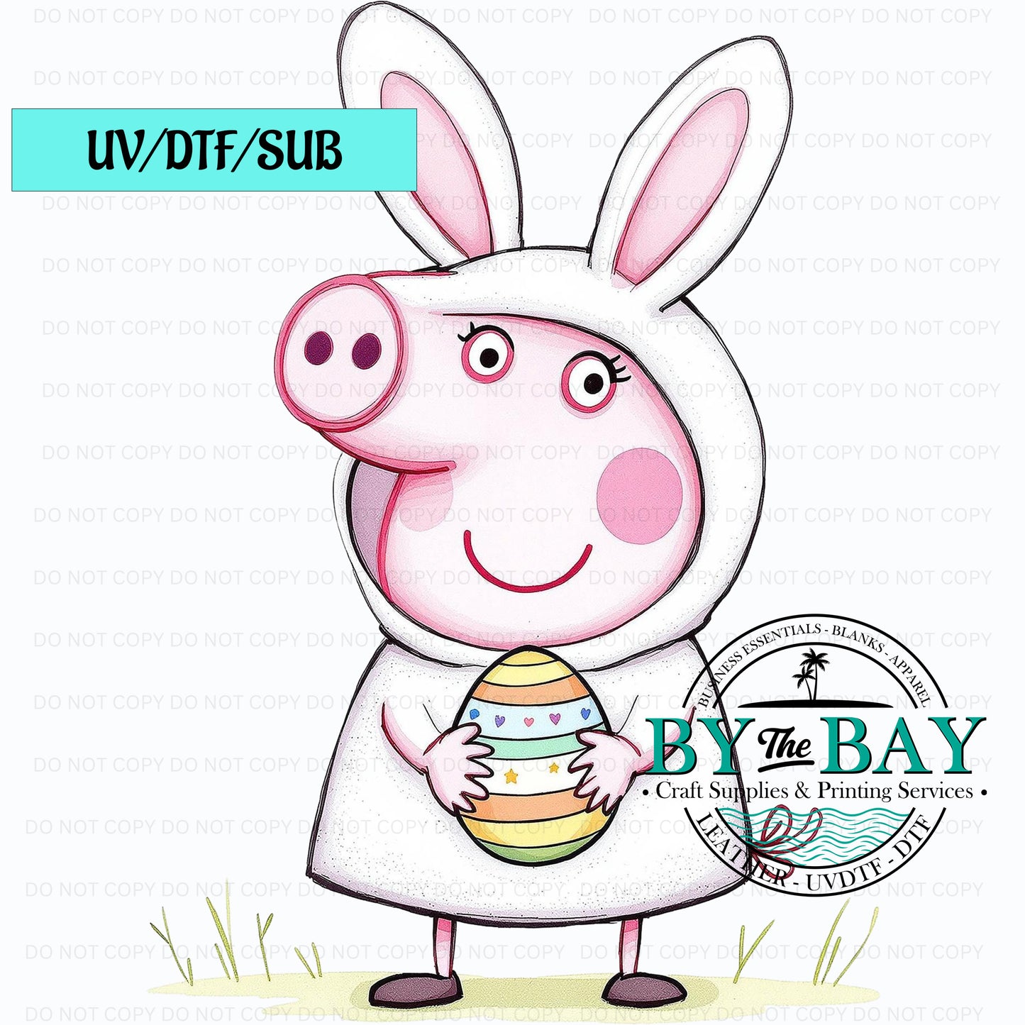 Easter Pig 2 UVDTF/SUB