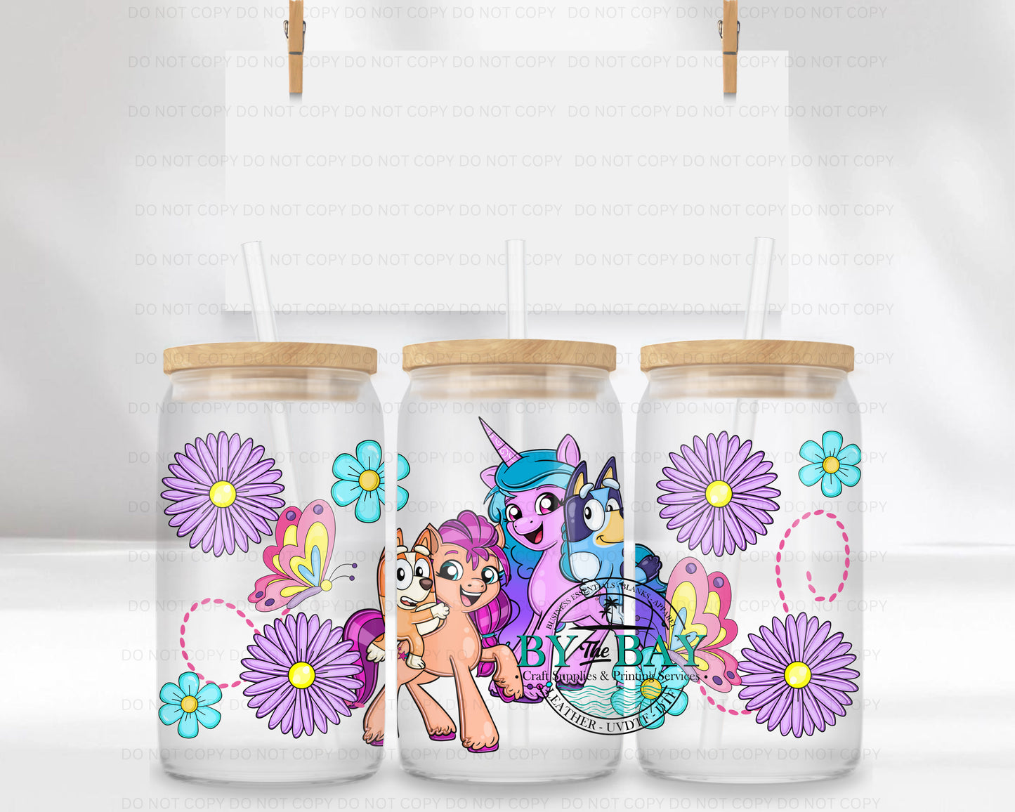 Ponies 16oz UVDTF Wrap