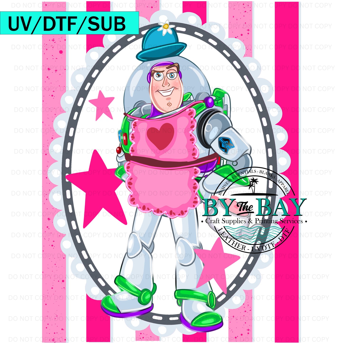 Pink Astronaut UVDTF/DTF/SUB