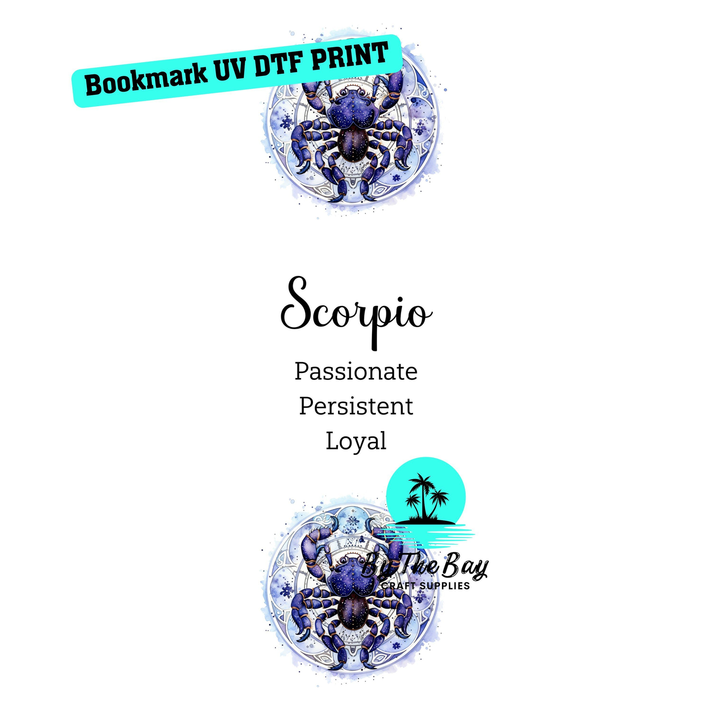 Star Sign Bookmark Decal (Various)
