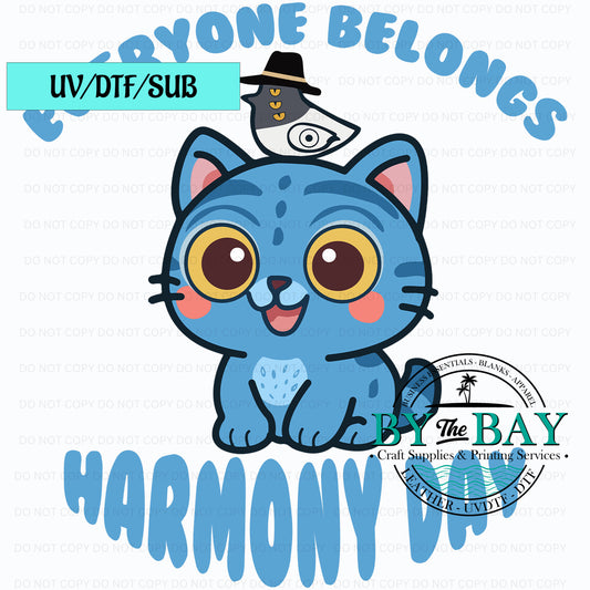 Derp Everyone Belongs Harmony Day UVDTF/SUB